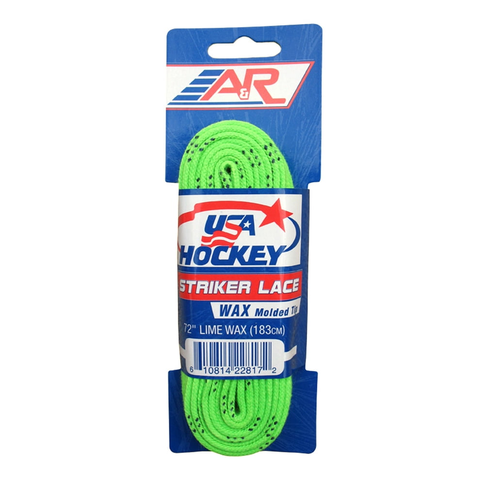 A&r Striker Ice Hockey Waxed Skate Laces Pro Style Heavy Duty Lace