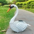 thumbnail image 3 of Lámpara de jardín perfecl con forma de animal Cisne 3D energía solar, 3 of 8