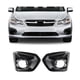 thumbnail image 5 of Cubiertas embellecedoras de luz antiniebla shaofei Para parachoques delantero 57731FJ000 57731FJ010 Para Impreza 2012-2014 color negro, 5 of 5