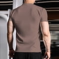 thumbnail image 5 of Wlynlyn T-Shirt for Men Casual Crewneck Athletic Running Tee Shirts Solid Color Stretch Workout Summer Tops, 5 of 6