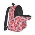 thumbnail image 4 of Goofa Cartoon Strawberry Pattern Backpack for Students – Large Capacity, Lightweight with Adjustable Shoulder Straps, Perfect for School, Travel, 4 of 7