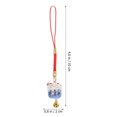 thumbnail image 2 of 5pcs Fortune Cat Hanging Charms Key Bag Hanging Decorations Phone Strap Charm, 2 of 8
