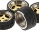 thumbnail image 3 of 4 Uds set 4 Esca Diecast Zulema Modelo de Carreras Rueda de Juego de Estilo B, 3 of 8