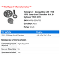 thumbnail image 2 of Timing Set - Compatible with 1994 - 1998 Jeep Cherokee 4.0L 6-Cylinder VIN S OHV 1995 1996 1997, 2 of 2