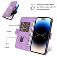 thumbnail image 5 of Poursamsunggalaxys24s23s22+plus Ultra Wallet Magnétique Protection Complète Support Géométrique Motif en Cuivre, 5 of 5