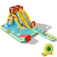 thumbnail image 1 of Costway 7 in 1 Inflatable Dual Slide Water Park Climbing Bouncer W/ 950W Blower, 1 of 10