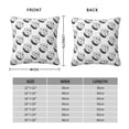 thumbnail image 2 of Pofeuu Cool Dog Print Double-sided plush pillowcase Square Throw Pillow Covers Pillows Cover for Living Room Bedroom Sofa Couch Cushion Cover（No pillow core）-16"x16", 2 of 7