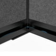 thumbnail image 4 of Luxor Workflow Modular Wall Room Divider System - Black Frame - 53" x 70" Starter Wall with Whiteboard, Freestanding, 4 of 8