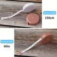 thumbnail image 2 of 2 Pack Retractable Tape Measure Set, Dual-Sided Flexible Body Measuring Tape for Sewing Tailoring Craft, 60 Inch/150cm Soft Ruler for Waist Fitness Fabric Measuring, 2 of 7