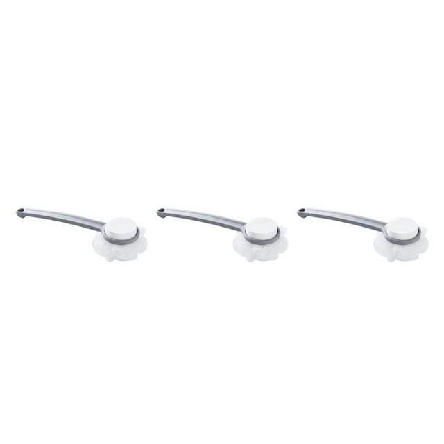 Bearachild Cepillo de baño portátil lavable reutilizable antioxidante PVA esponja depurador baño brazo cuello espalda hombro masajeador de pies Type3 NO3
