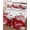 White, variant on Quilt King Size Bedding Set, Red Pink Valentine's Reversible Summer Quilt 3 Pieces, Vintage Love Heart Eucalyptus Leaves Lightweight Bedspreads Coverlets with 2 Pillow Shams for All Seasons