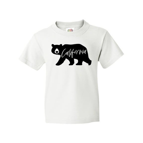 Inktastic California Black Bear Silhouette Youth T-Shirt