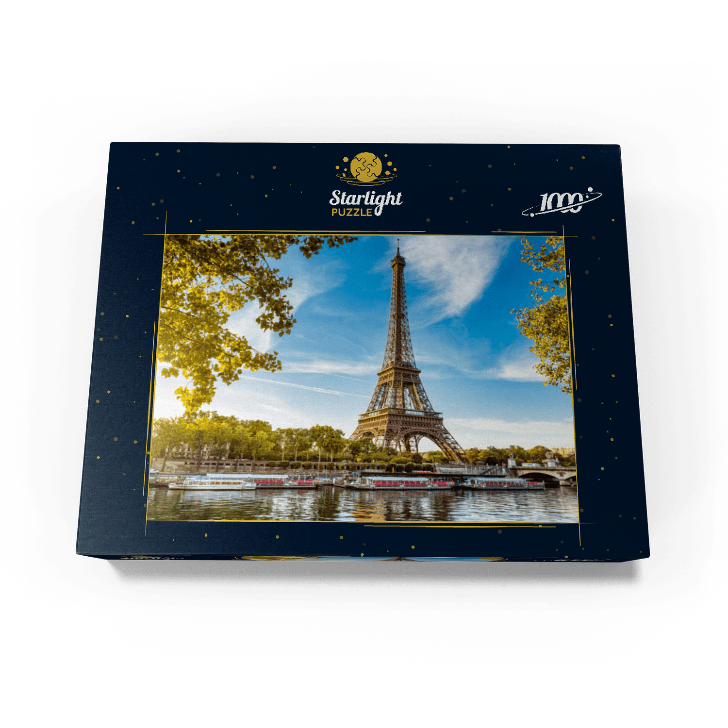 MyPuzzle - Eiffel Tower Paris France - Premium 1000 Piece Jigsaw Puzzle for Adults