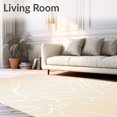thumbnail image 2 of ODIKA 5'x7' Machine Washable Non-Slip Area Rug, Misty Cascade Ethereal Pathway Flowing Transition High Traffic Rug with Pad, Beige, 657664, 2 of 8