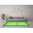 thumbnail image 3 of Ahgly Company Indoor Round Abstract Green Modern Area Rugs, 7' Round, 3 of 4