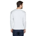 thumbnail image 2 of Adult Cool Dry Sport Long-Sleeve Performance Interlock T-Shirt WHITE XL, 2 of 3