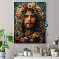 thumbnail image 4 of Qisvanset 12x16 Inch With Frame 2D Flat Wall Art Jesus Wildflowers Floral Spring Apartment Home Wall Decor, 4 of 8