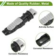thumbnail image 3 of Ofertas Únicas de Reposapiés de Motocicleta de 5" Reposapiés Traseros de Aleación de Aluminio Tono Plateado 1 par con Producto Principal, 3 of 6