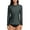 Gray, variant on Beautyin Women's Long Sleeves Rash Guards Top Side Adjustable Athletic Shirt