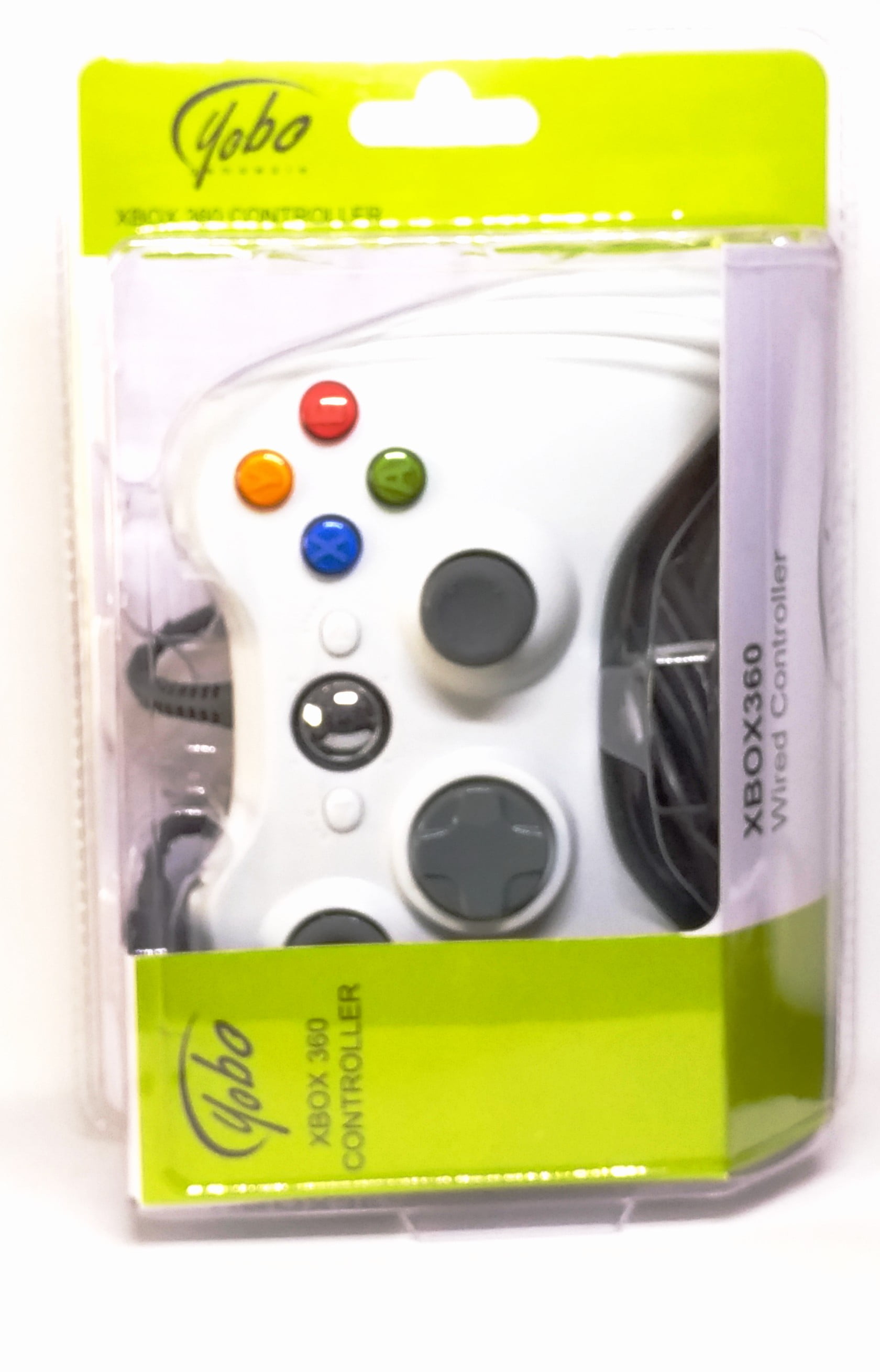 Yobo Xbox 360 Wired Gamepad Controller White for Microsoft Xbox 360