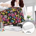 thumbnail image 6 of HELLHERO Colorful Flower Pattern Sewing Machine Protector Polyester Material Carrying Handle with Pockets for Extra Accessories Home Uses, 6 of 8