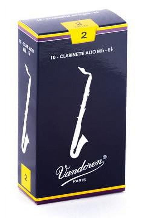 Vandoren Alto Clarinet Traditional Reeds Strength #3.5; Box of 10