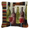 thumbnail image 1 of Carolines Treasures PET216APW1414 Vin Rouge par Petrina Sutton Toile Coussin Décoratif, 1 of 4