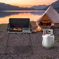 thumbnail image 6 of Biotree 2-in-1 Gas Camping Grill and Stove with Detachable Legs-Black Outdoor Cooking BBQ Patio Summer, 6 of 9