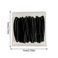 thumbnail image 3 of Leather Hair Rope Band High Elasticity Durable Binding for Women 50, 3 of 7
