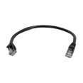thumbnail image 1 of C2G 6in Cat6a Snagless Unshielded (UTP) Network Patch Ethernet Cable-Black - Patch cable - RJ-45 (M) to RJ-45 (M) - 6 in - UTP - CAT 6a - molded, snagless, stranded - black, 1 of 1