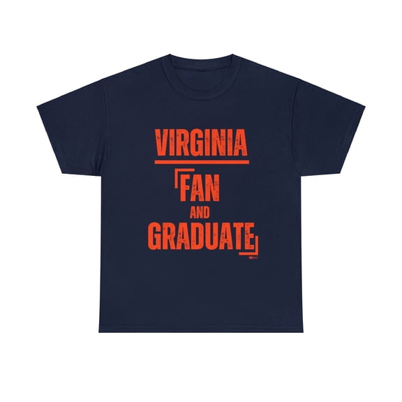 DJH Apparel | VIRGINIA Fan and Graduate Sports Athletic Unisex T-Shirt