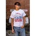 thumbnail image 3 of Street Fighter American Guile USA Men's Graphic T Shirt Tees Brisco Brands S, 3 of 5