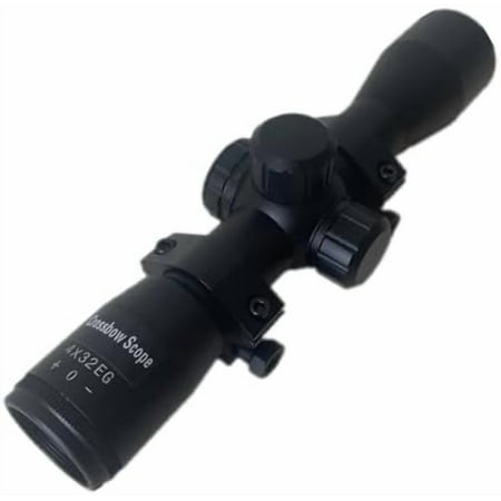 4x32 Crossbow Scope Archery Aiming Scope with Red and Green Glass Etched Crosshair Illuminated Type for Hunting$$Other