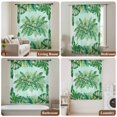thumbnail image 5 of Tropical Leaves Sheer Curtains 63 Inches Long, Watercolor Monstera Palm Leaf Botanical Green Light Filering Curtains, Breathable Simi Curtain Privacy Drapes for Living Room Bedroom Window Treatment, 5 of 7