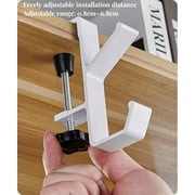 Arsey Fireplace Garland and Stocking Holder, 2 in 1 Mantel Hangers, Essential Christmas & Xmas Decoration(White, 6 pieces)