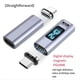 thumbnail image 2 of Adaptador USB C MagnéTico PD de 240 W, Carga RáPida, Tipo C una USB C, Conector USB 4, 80 Gbps, 16 K, 60 Hz, Conector en Forma de Codo., 2 of 5
