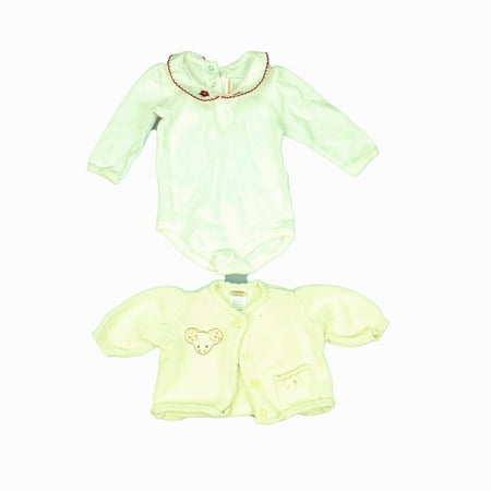 

Pre-owned Gymboree Girls White | Ivory Apparel Sets size: 0-6 Months