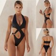 thumbnail image 2 of One-piece Swimsuit One-piece Solid Color bikini Sexy bikini One-piece Swimsuit, 2 of 6