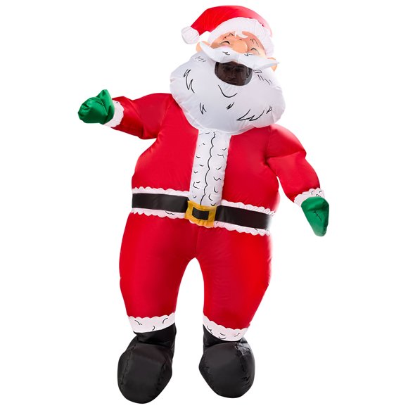 Rubies Santa Claus Inflatable Costume for Adults, Unisex