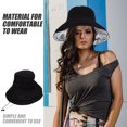 thumbnail image 3 of Sombrero reversible para el sol para mujer, ideal para vacaciones de verano, viajes, playa, pescador., 3 of 6