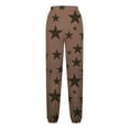 thumbnail image 3 of Womens Y2K Star Print Sweatpants Baggy High Waisted Lounge Pant Fall Casual Joggers Athletic Pants with Pockets, 3 of 4