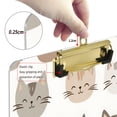 thumbnail image 6 of FORMRS Acrylic Clipboard with Low Profile Clip Standard A4 Letter Size, 12.5" x 9", Light Gray Cat Pattern, 6 of 8
