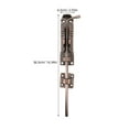 thumbnail image 2 of Minkissy Door Guard Latch Zinc Alloy Ancient Copper Locking Mechanism 1Pcs, 2 of 8