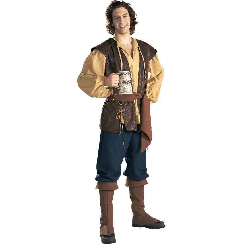 Mens Deluxe Innkeeper Costume | Leather by Medieval Collectibles ...