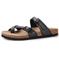 thumbnail image 5 of Cork Slip-On Sandal for Women, Double Buckle Slide Sandals with + Comfortable Arch Support, Size 38, 5 of 5