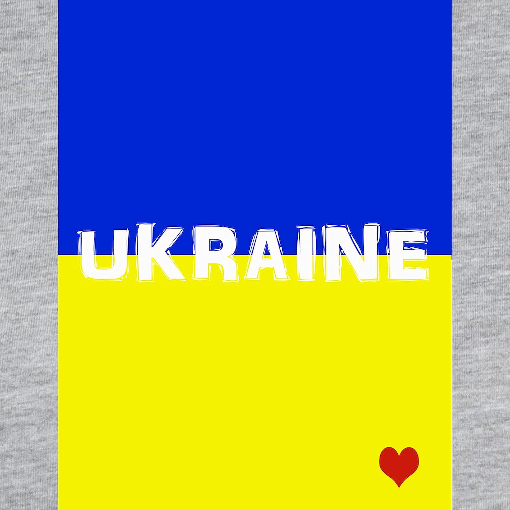 CafePress - Ukraine Heart Long Sleeve T Shirt - Womens Baseball Tee