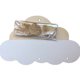 thumbnail image 1 of Adorno colgante de gota de lluvia de nube nórdica, decoración de pared para decoración de habitación de bebé (blanco), 1 of 2