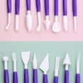 thumbnail image 4 of pdqouc 8PCS Plastic Fondant Sculpture Pen K nife Tools Cake Decorating Hand Tools Pottery Sculpting Modeling Tools for Cake Flower Sculpture Pottery, 4 of 5