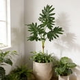 thumbnail image 5 of NWOKYZGH 1Pc Fake Plants Tall Artificial Faux Plants Indoor for Home Decor Tropical Artificial Palm Tree, Banana Leaves Tree, Monstera, Taro Leaves for office Outdoor, 5 of 6