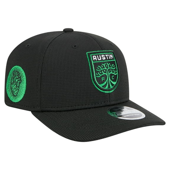Men's New Era  Black Austin FC 2025 Jersey Hook 9SEVENTY Stretch-Snap Hat